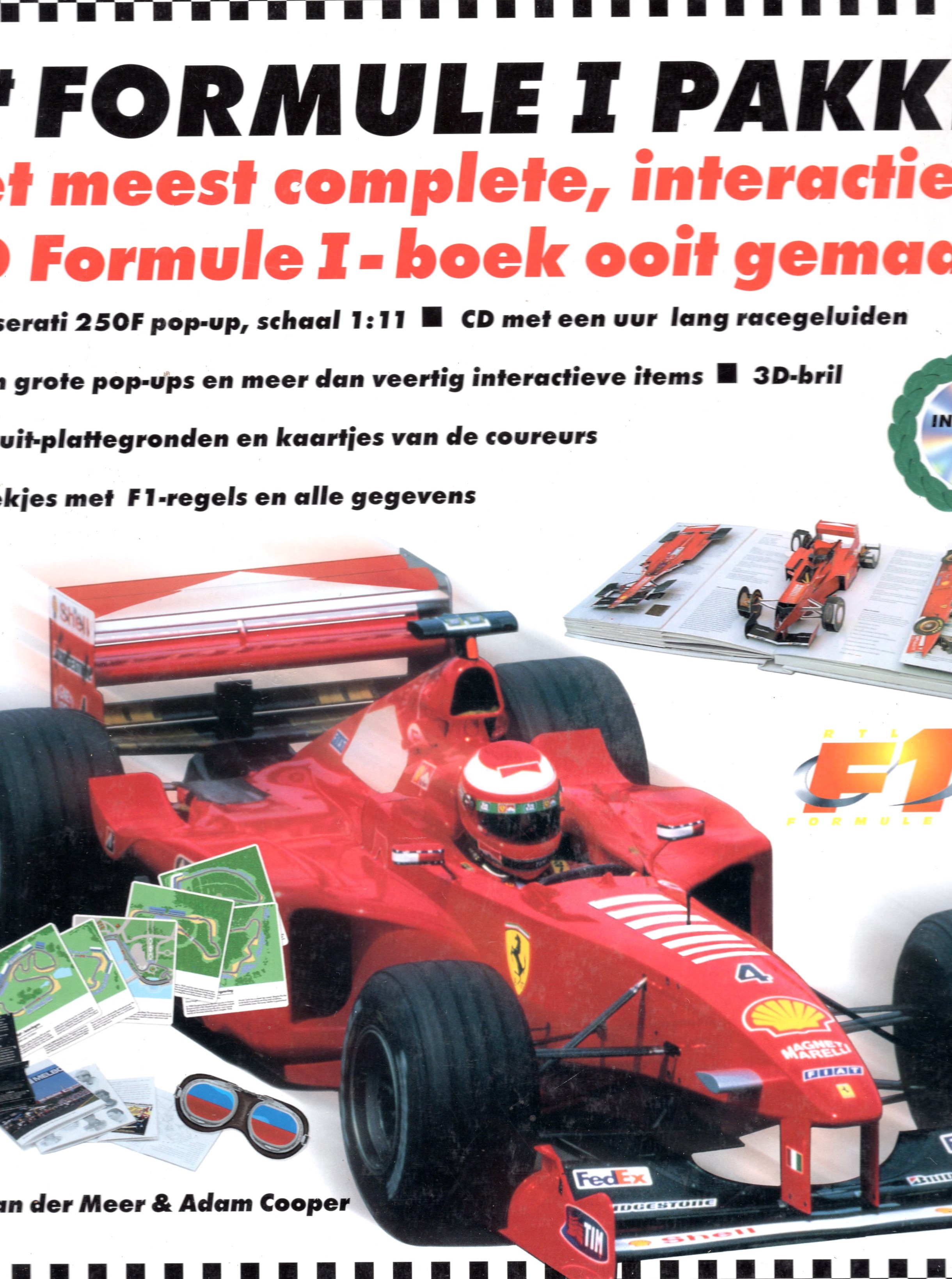 Meer, Ron van der - Het formule 1 pakket. Het meest complete 3D Formule 1-boek. Pop-up.