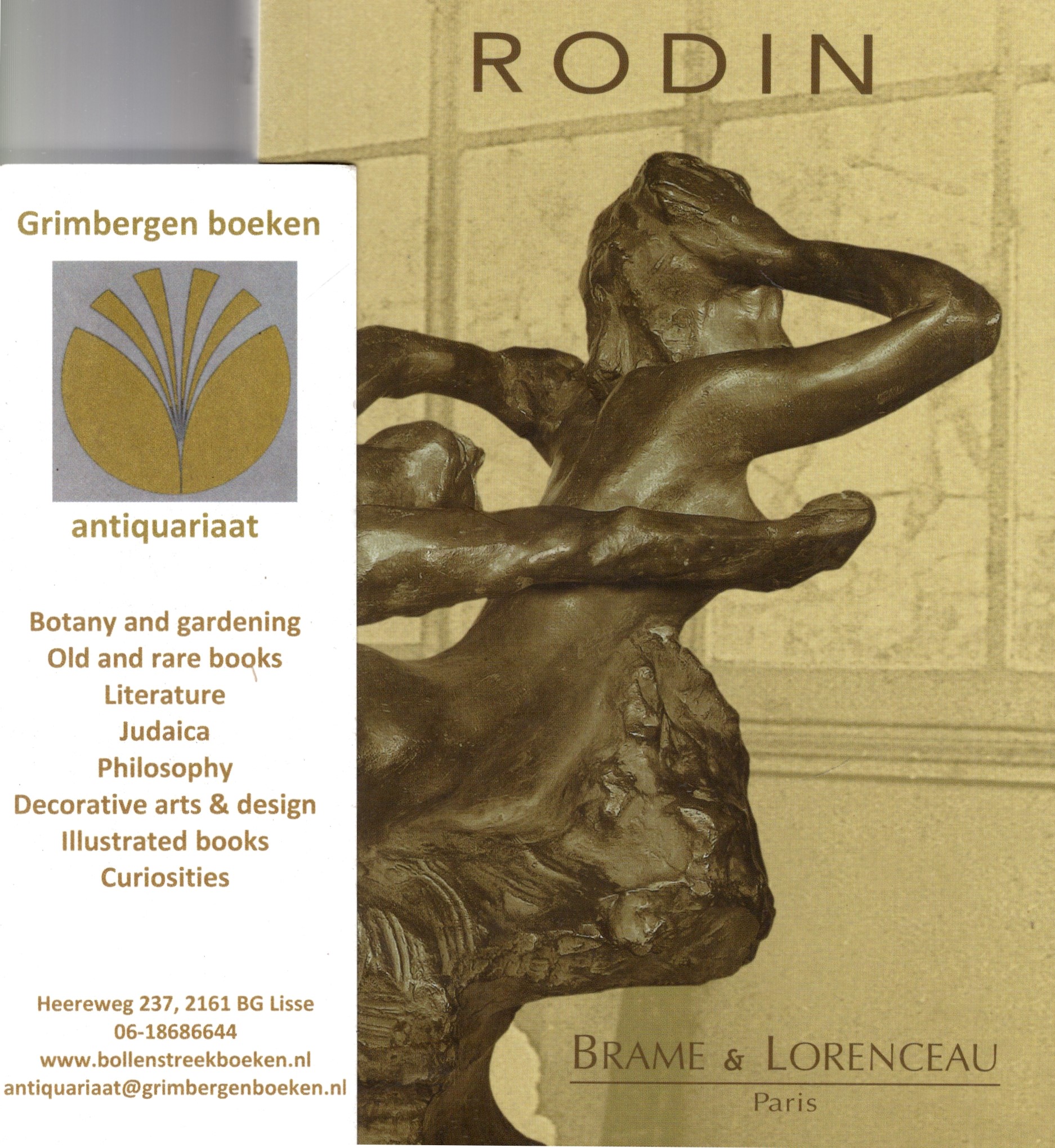 - Rodin, sculptures, dessins, photographies, Avec le concours de Jerome le Blay